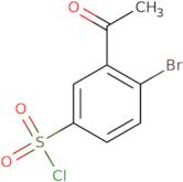 3-Acetyl-4-bromobenzene-1-sulfonyl chloride