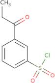 3-Propanoylbenzene-1-sulfonyl chloride