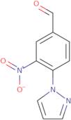 3-Nitro-4-(1H-pyrazol-1-yl)benzaldehyde