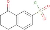 8-Oxo-5,6,7,8-tetrahydronaphthalene-2-sulfonyl chloride