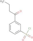 3-Butanoylbenzene-1-sulfonyl chloride