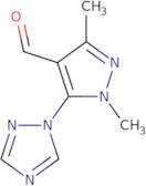 1,3-Dimethyl-5-(1,2,4-triazol-1-yl)pyrazole-4-carbaldehyde