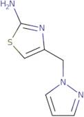 4-(1H-Pyrazol-1-ylmethyl)-1,3-thiazol-2-amine