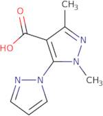 1,3-Dimethyl-5-(1H-pyrazol-1-yl)-1H-pyrazole-4-carboxylic acid