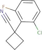 1-(2-Chloro-6-fluorophenyl)cyclobutane-1-carbonitrile