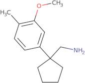 [1-(3-Methoxy-4-methylphenyl)cyclopentyl]methanamine