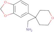 [4-(1,3-Dioxaindan-5-yl)oxan-4-yl]methanamine