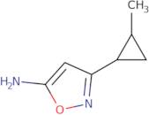 3-(2-Methylcyclopropyl)-1,2-oxazol-5-amine