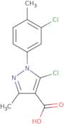 5-Chloro-1-(3-chloro-4-methylphenyl)-3-methyl-1H-pyrazole-4-carboxylic acid