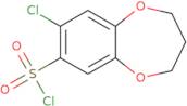 8-Chloro-3,4-dihydro-2H-1,5-benzodioxepine-7-sulfonyl chloride