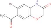 7-Acetyl-6-bromo-3,4-dihydro-2H-1,4-benzoxazin-3-one