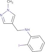 2-Iodo-N-[(1-methyl-1H-pyrazol-4-yl)methyl]aniline