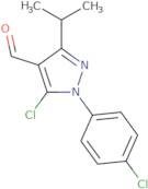 5-Chloro-1-(4-chlorophenyl)-3-(propan-2-yl)-1H-pyrazole-4-carbaldehyde