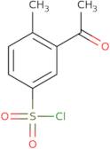 3-Acetyl-4-methylbenzene-1-sulfonyl chloride