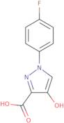 1-(4-Fluorophenyl)-4-hydroxy-1H-pyrazole-3-carboxylic acid