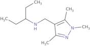 (Pentan-3-yl)[(trimethyl-1H-pyrazol-4-yl)methyl]amine