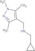 (Cyclopropylmethyl)[(trimethyl-1H-pyrazol-4-yl)methyl]amine