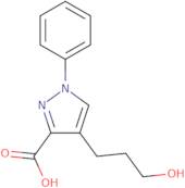 4-(3-Hydroxypropyl)-1-phenyl-1H-pyrazole-3-carboxylic acid