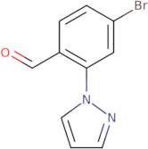 4-Bromo-2-pyrazol-1-ylbenzaldehyde