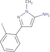 5-(2-Iodophenyl)-2-methylpyrazol-3-amine