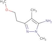 5-(2-Methoxyethyl)-2,4-dimethylpyrazol-3-amine