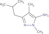 1,4-Dimethyl-3-(2-methylpropyl)-1H-pyrazol-5-amine