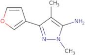 5-(Furan-3-yl)-2,4-dimethylpyrazol-3-amine