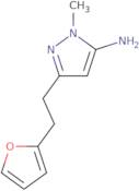 5-[2-(Furan-2-yl)ethyl]-2-methylpyrazol-3-amine