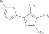 5-(5-Bromothiophen-2-yl)-2,4-dimethylpyrazol-3-amine