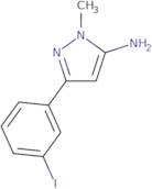 5-(3-Iodophenyl)-2-methylpyrazol-3-amine