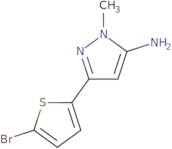3-(5-Bromothiophen-2-yl)-1-methyl-1H-pyrazol-5-amine