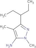 2,4-Dimethyl-5-pentan-3-ylpyrazol-3-amine