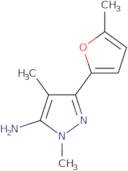 2,4-Dimethyl-5-(5-methylfuran-2-yl)pyrazol-3-amine