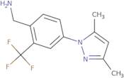 [4-(3,5-Dimethyl-1H-pyrazol-1-yl)-2-(trifluoromethyl)phenyl]methanamine