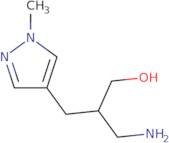 3-Amino-2-[(1-methyl-1H-pyrazol-4-yl)methyl]propan-1-ol