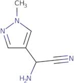 2-Amino-2-(1-methyl-1H-pyrazol-4-yl)acetonitrile