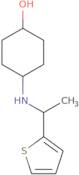 4-{[1-(Thiophen-2-yl)ethyl]amino}cyclohexan-1-ol