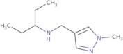 [(1-Methyl-1H-pyrazol-4-yl)methyl](pentan-3-yl)amine