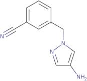 3-[(4-Amino-1H-pyrazol-1-yl)methyl]benzonitrile