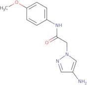 2-(4-Amino-1H-pyrazol-1-yl)-N-(4-methoxyphenyl)acetamide