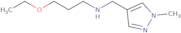 (3-Ethoxypropyl)[(1-methyl-1H-pyrazol-4-yl)methyl]amine