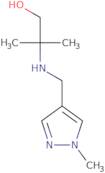 2-Methyl-2-{[(1-methyl-1H-pyrazol-4-yl)methyl]amino}propan-1-ol