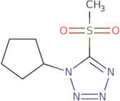 1-Cyclopentyl-5-methanesulfonyl-1H-1,2,3,4-tetrazole
