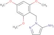 1-[(2,4,6-Trimethoxyphenyl)methyl]-1H-pyrazol-5-amine