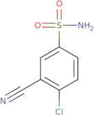 4-Chloro-3-cyanobenzene-1-sulfonamide