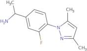 1-[4-(3,5-Dimethyl-1H-pyrazol-1-yl)-3-fluorophenyl]ethan-1-amine