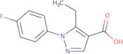 5-Ethyl-1-(4-fluorophenyl)-1H-pyrazole-4-carboxylic acid