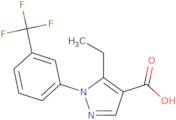5-Ethyl-1-[3-(trifluoromethyl)phenyl]-1H-pyrazole-4-carboxylic acid