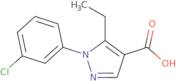 1-(3-Chlorophenyl)-5-ethyl-1H-pyrazole-4-carboxylic acid