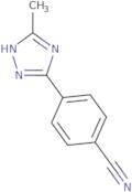 4-(3-Methyl-1H-1,2,4-triazol-5-yl)benzonitrile